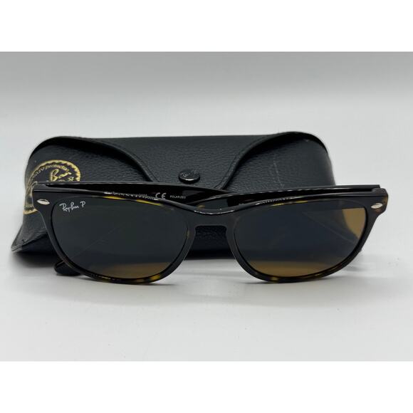 Ray Ban RB 2184 902/57 Polarized Tortoise Sunglasses With Case - Picture 1 of 7
